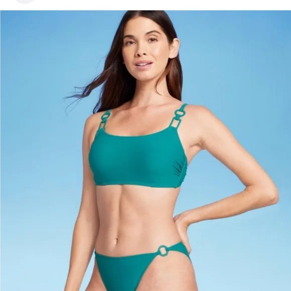 2/$30- Shade shore swim bra teal size 38DD new - Picture 11 of 16